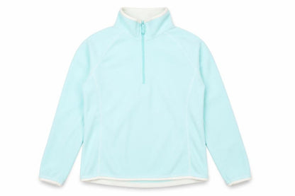 Mountain Warehouse Women Blue Size 12 Fleece Pullover 1/2 Zip Sweatshirt