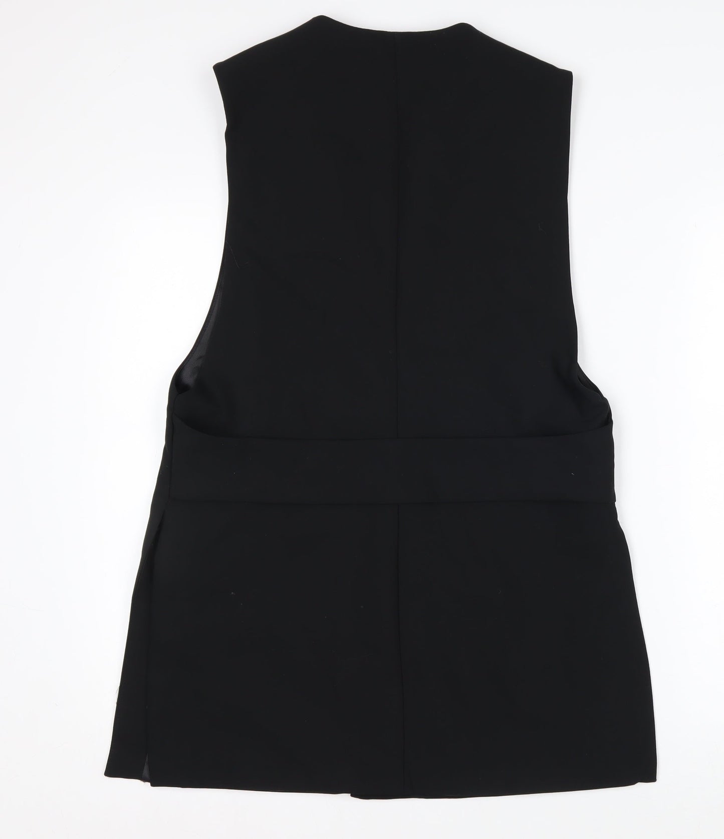 Zara Women Black Sleeveless Shift Dress Size S