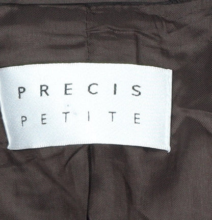 Precis Petite Women Black Size 16 Single-Breasted Suit Jacket