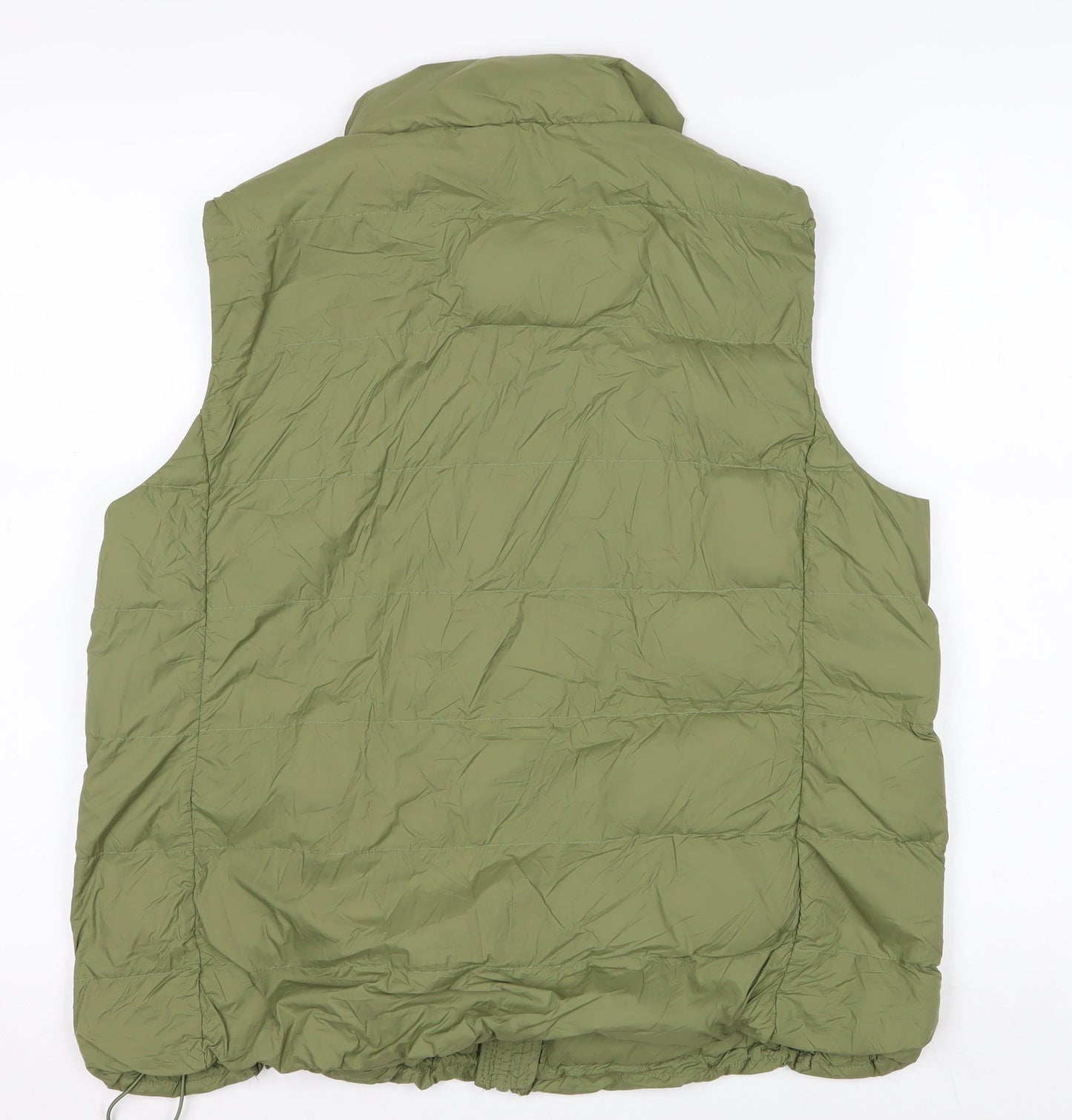Marks and Spencer Womens Green Quilted Puffer Down Gilet Size 14