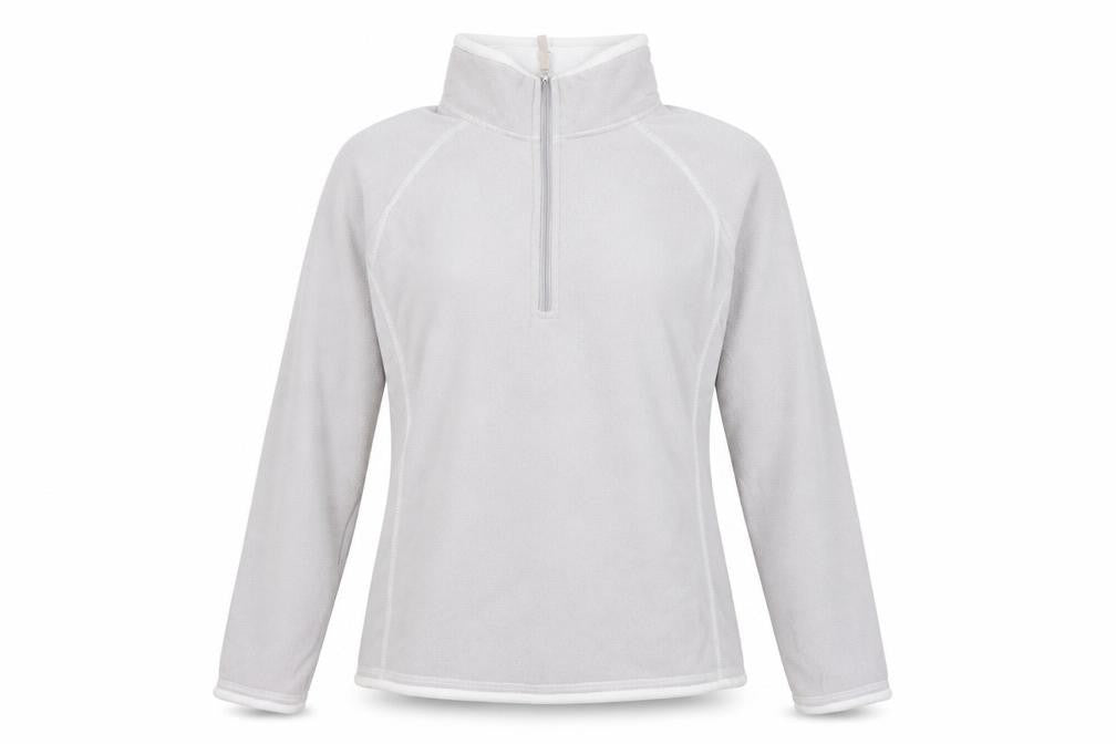Mountain Warehouse Women Grey Fleece 1/2 Zip Pullover UK 12