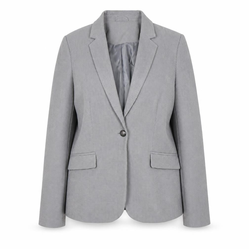 Long Tall Sally Women's Grey Size 16 Classic Tailored Blazer