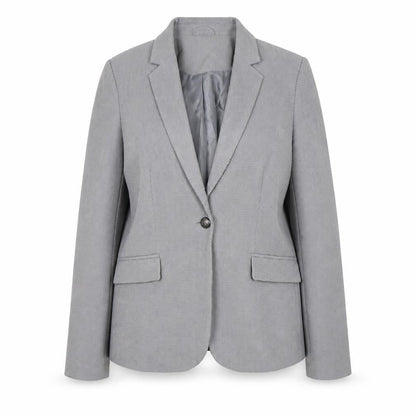 Long Tall Sally Women's Grey Size 16 Classic Tailored Blazer