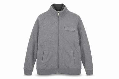 Jasper Conran Men’s Grey Full Zip High Neck Knit Jumper L
