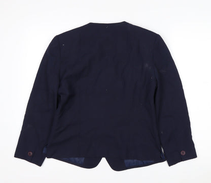 Norton McNaughton Petites Navy Women's Size 10 Blazer Jacket