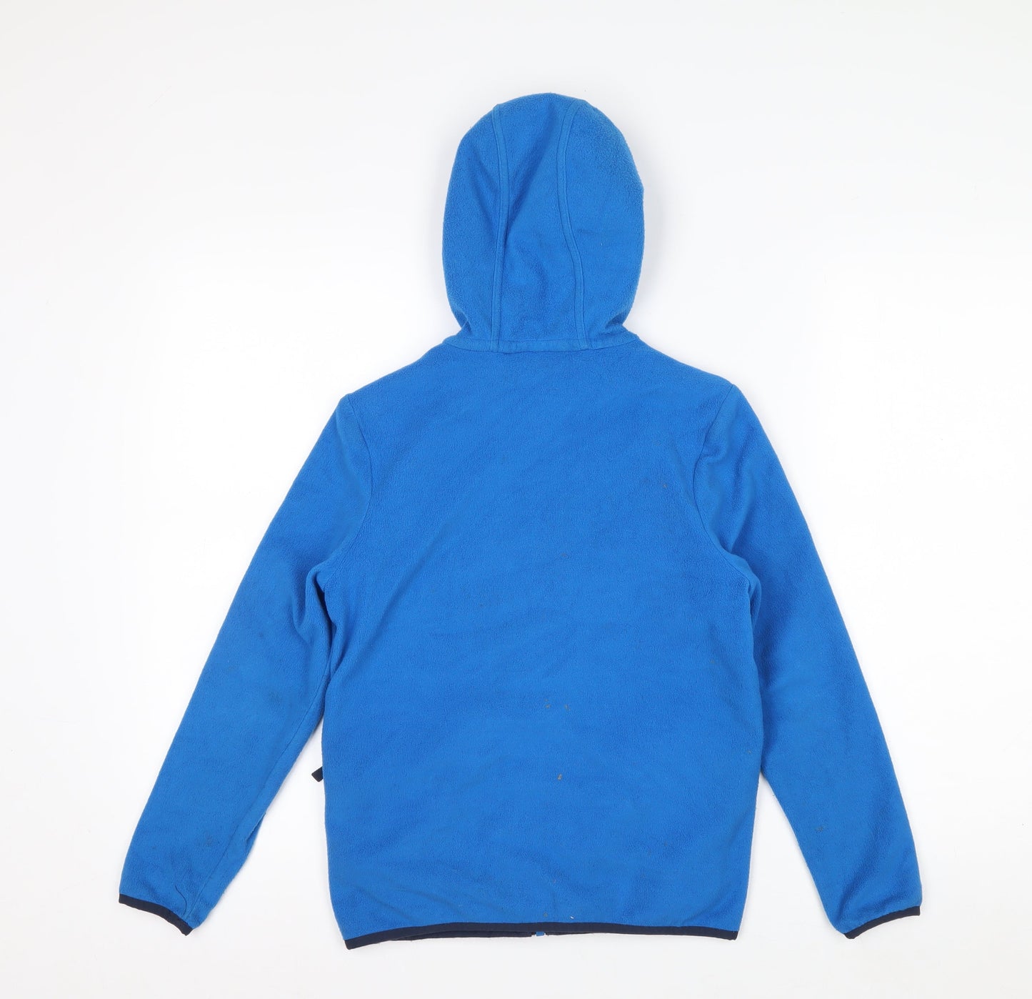 Craghoppers Boys Blue Hooded Puffer Jacket 9-10 Years Fleece Lined Outdoor Coat