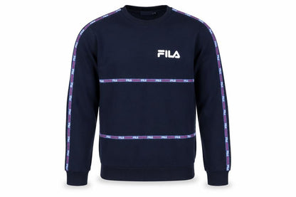 Fila Men's Blue Logo Pullover Sweatshirt Size S