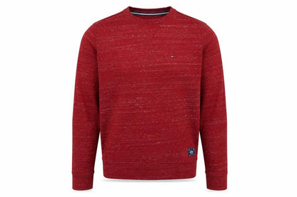 Hilfiger Denim Men’s Red Crew Neck Pullover Sweatshirt Size S