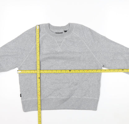 Superdry Studios Womens Grey Pullover Sweatshirt Size 8 Crew Neck