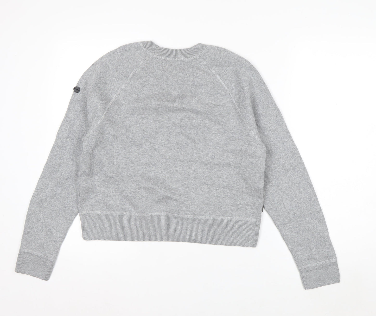 Superdry Studios Womens Grey Pullover Sweatshirt Size 8 Crew Neck