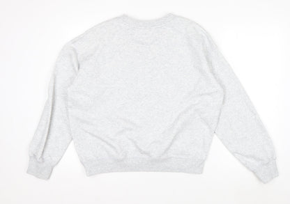 H&M Womens Grey NYC Athletics Club Sweatshirt Size S Cotton Blend