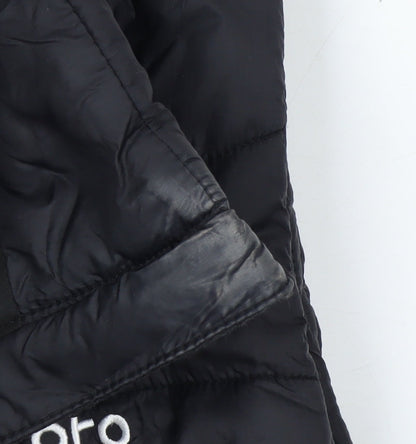 Ororo Women's Black Heated Quilted Waistcoat Bodywarmer Size S