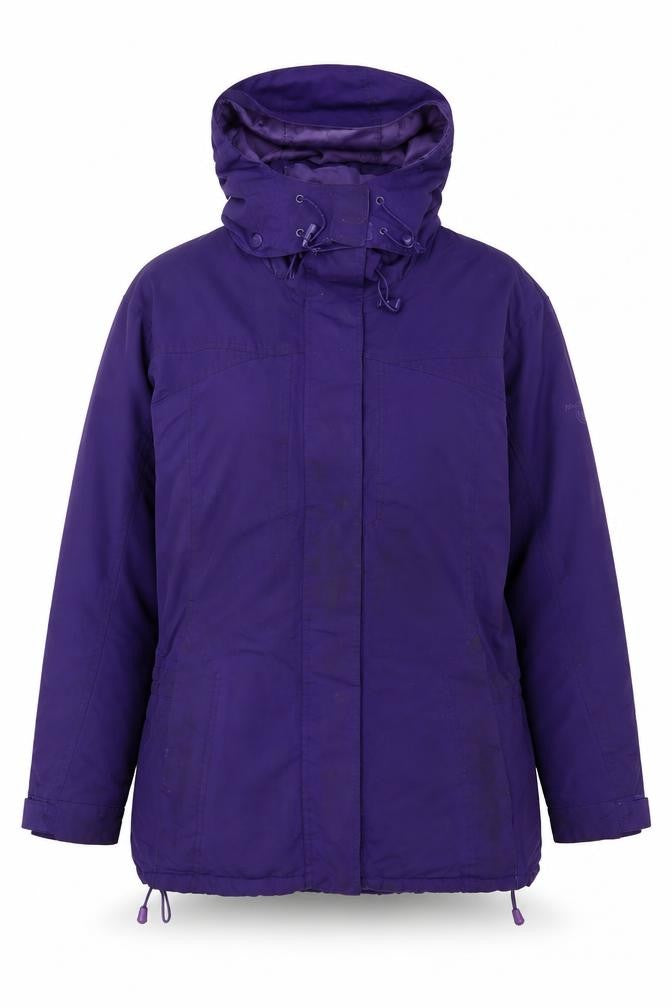 Arctic Storm Womens Purple Hooded Anorak Jacket Size 12