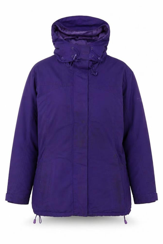 Arctic Storm Womens Purple Hooded Anorak Jacket Size 12