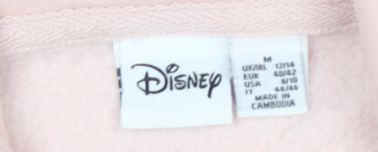 Disney Women Pink Winnie the Pooh Pullover Hoodie Size M 12/14
