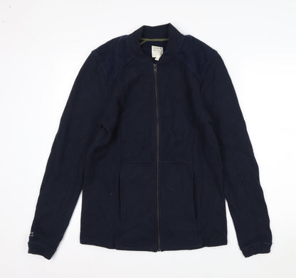 Jack Wills Men's Blue XS Wool Cotton Full Zip Jacket