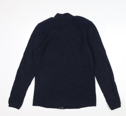 Jack Wills Men's Blue XS Wool Cotton Full Zip Jacket