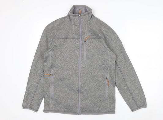 Craghoppers Men's Grey Fleece Full Zip Outdoor Jacket Size S