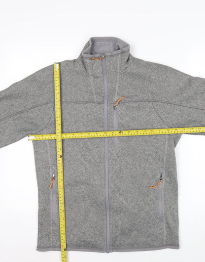Craghoppers Men's Grey Fleece Full Zip Outdoor Jacket Size S
