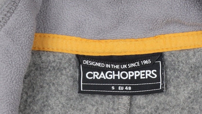 Craghoppers Men's Grey Fleece Full Zip Outdoor Jacket Size S