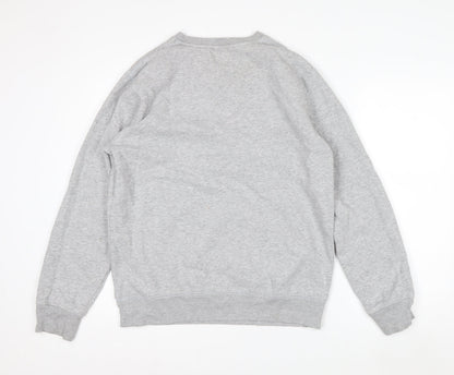 Rock On Ruby Unisex Grey L Pullover Sweatshirt Coffee Quote