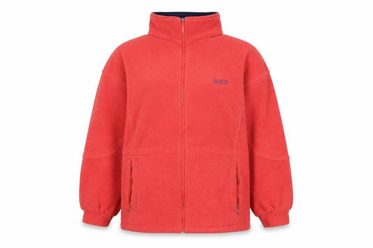 Regatta Women Red Fleece Zip Jacket Size 10 Outdoor Casual