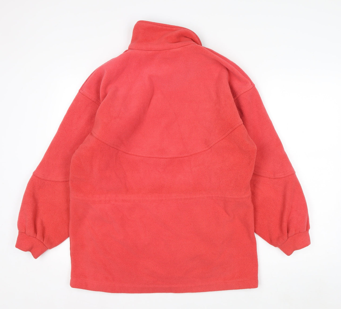 Regatta Women Red Fleece Zip Jacket Size 10 Outdoor Casual