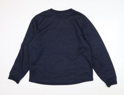 B.C. Clothing Men's Blue XL Pullover Fleece Lined Sweatshirt