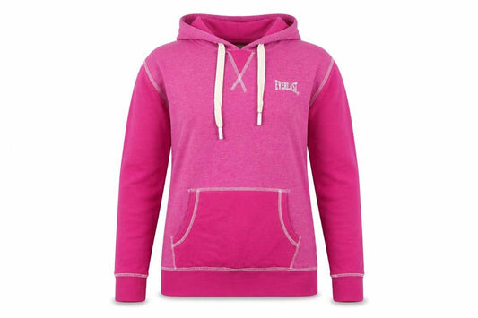 Everlast Womens Pink Pullover Hoodie Size 12 Cotton Blend Casual