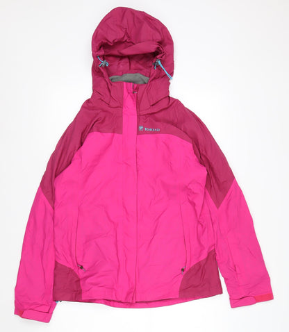 Toread Women's Pink Hooded Trekking Parka Jacket Size L