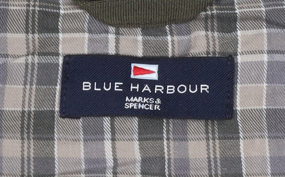 Marks and Spencer Blue Harbour Men's Green Fleece Bodywarmer L
