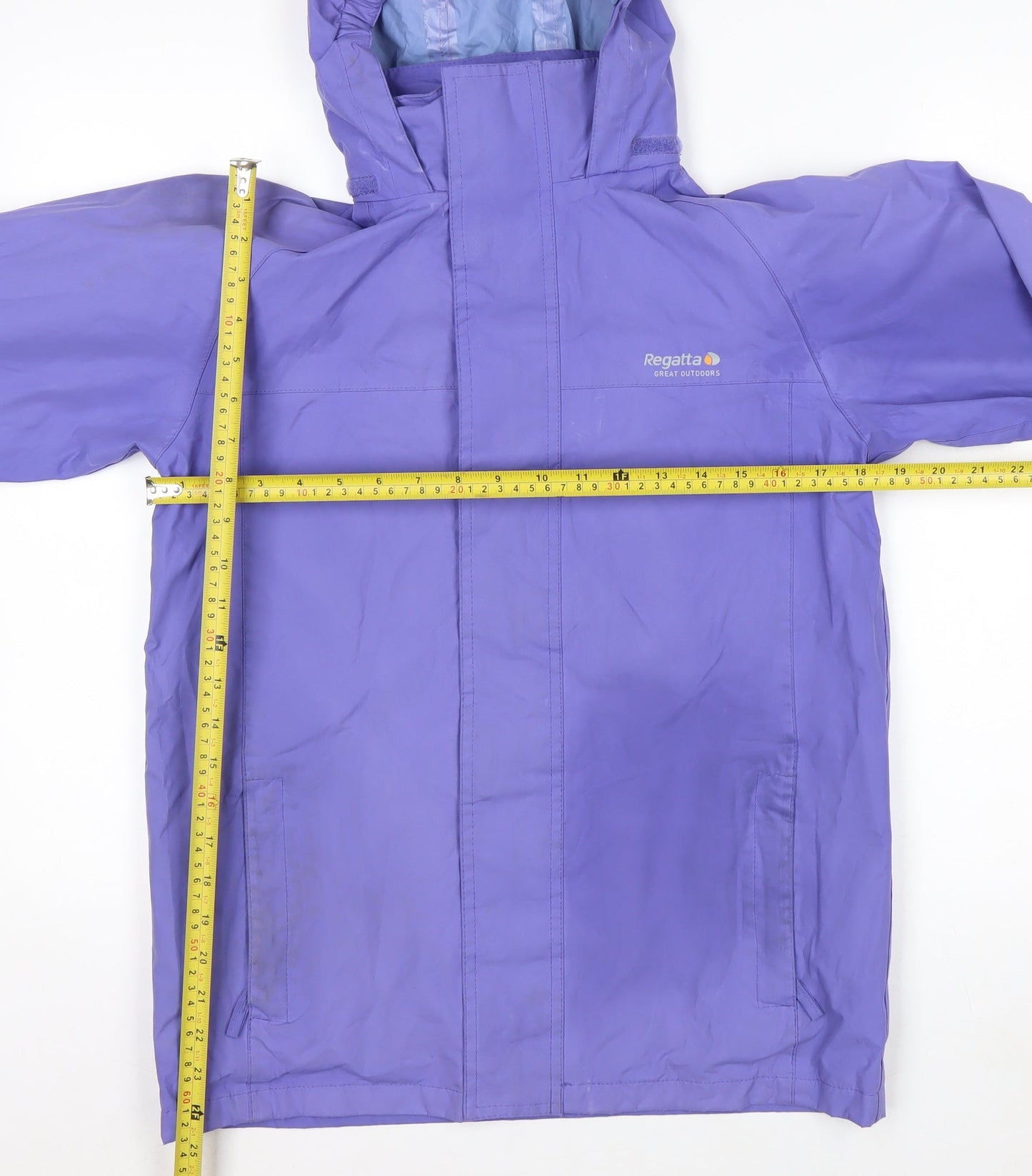 Regatta Women's Purple Waterproof Rain Jacket Size 14