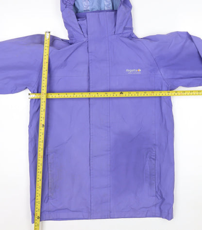 Regatta Women's Purple Waterproof Rain Jacket Size 14
