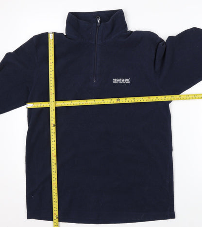 Regatta Great Outdoors Women's Navy 1/4 Zip Fleece Sweatshirt M