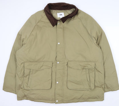 Jacamo Men’s Beige 3XL Basic Jacket Cotton Nylon Lined Workwear