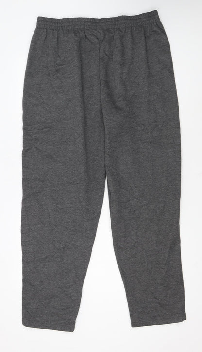 Slazenger Men’s Grey 3XL Sweatpants Joggers with Logo