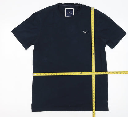 Crew Clothing Company Men's Blue Cotton Crew Neck T-Shirt M