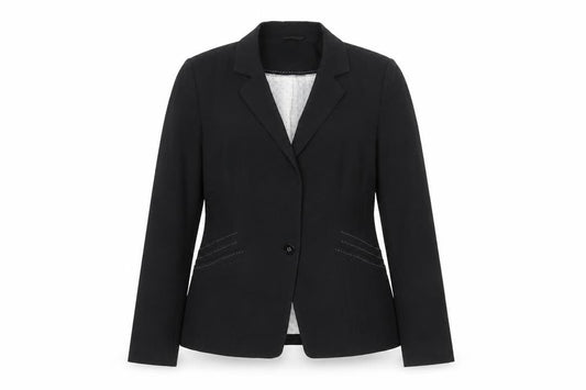 Marks and Spencer Women Black Size 14 Regular Fit Blazer Jacket