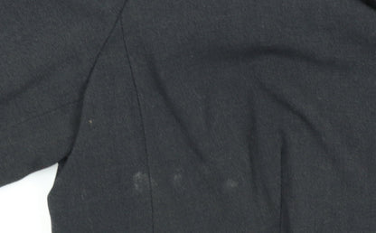 Marks and Spencer Women Black Size 14 Regular Fit Blazer Jacket
