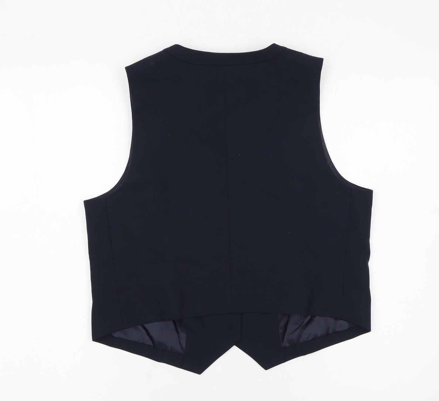 Marks and Spencer Women's Navy Blue Size 14 Tailored Suit Waistcoat
