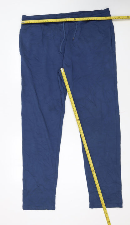 Marks and Spencer Men's Blue 2XL Jogger Trousers