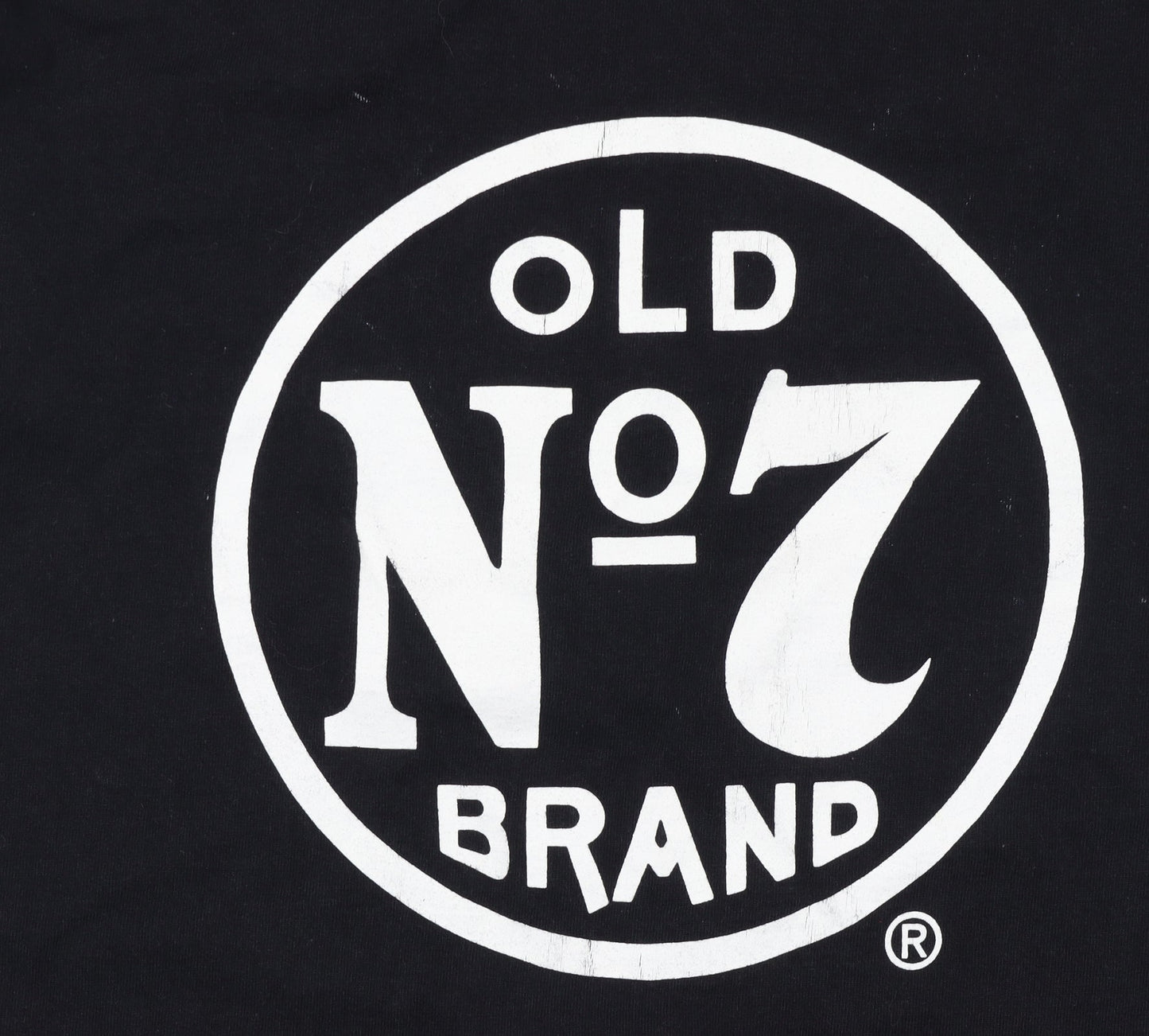 Jack Daniel's Men's Black L Old No.7 Logo Graphic Cotton T-Shirt