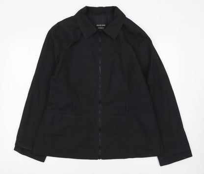 Crash Zone Women's Black XL Full Zip Mid-Length Jacket