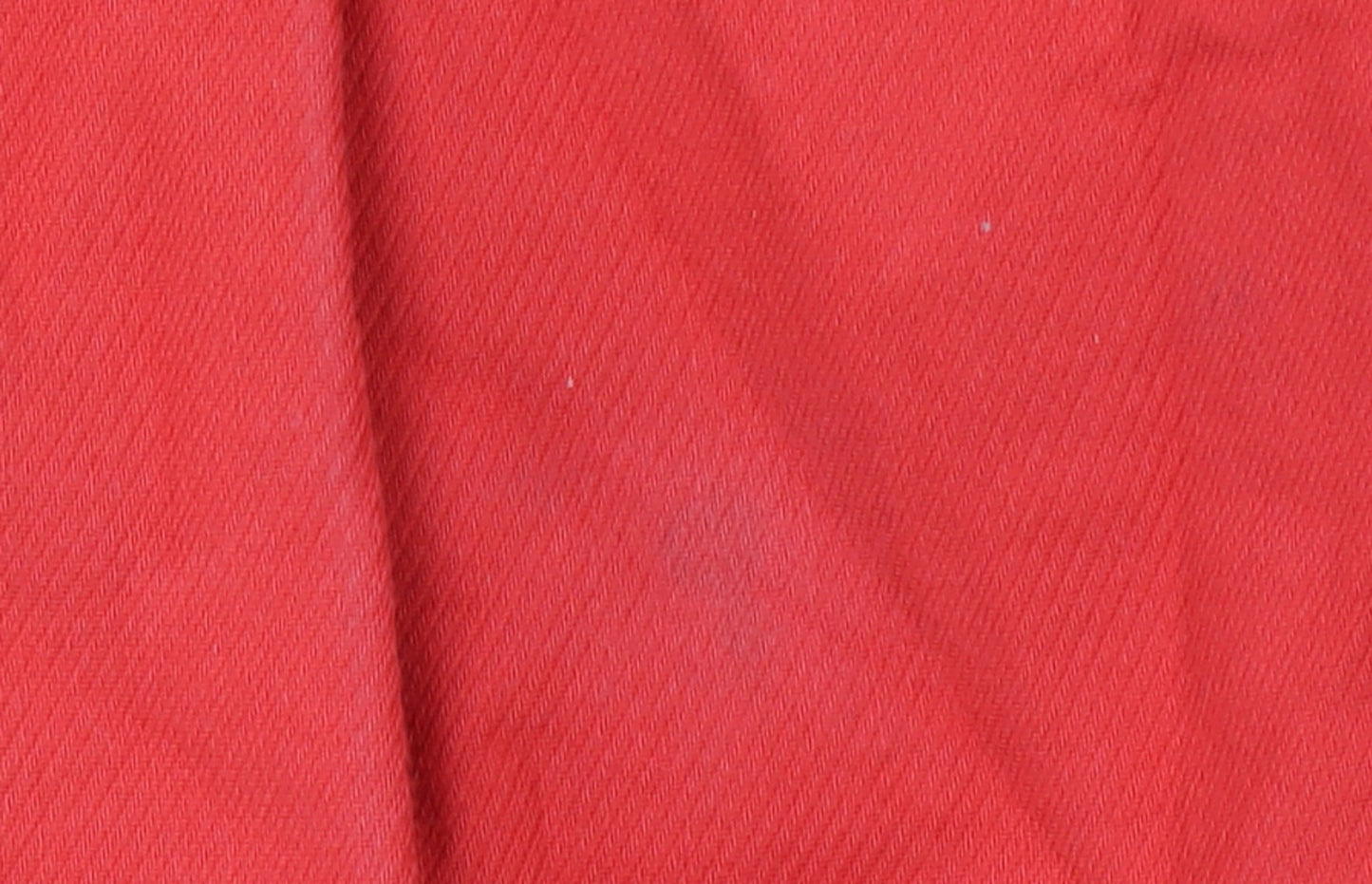 L.K. Bennett Women's Red Cotton Blend Collarless Mid-Length Coat Size 14