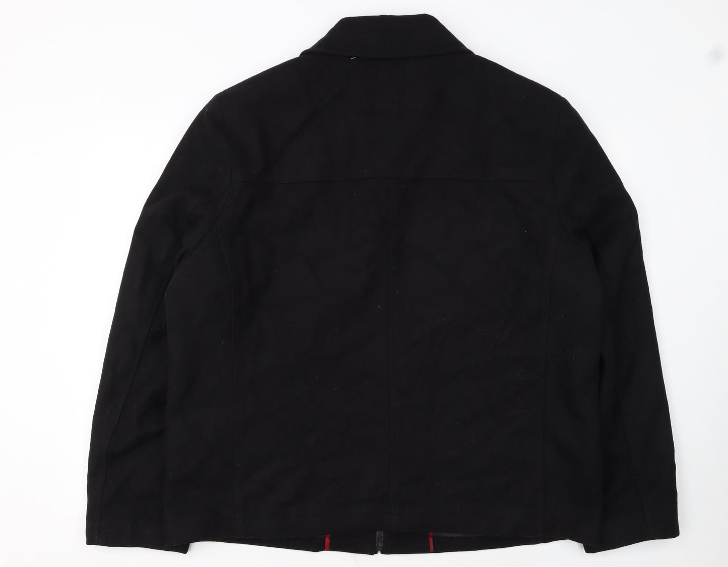 Tommy Hilfiger Men's Black XL Cotton Full Zip Jacket