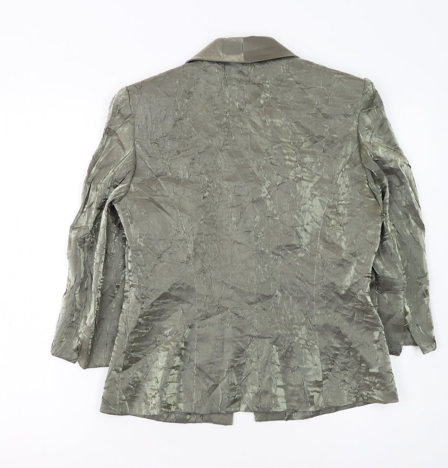 Alex Evenings Women Green Size 8 Shawl Collar Formal Suit Jacket
