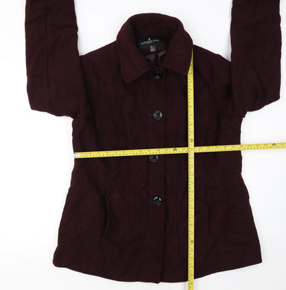 London Fog Women’s Brown Wool Blend Mid-Length Coat XL