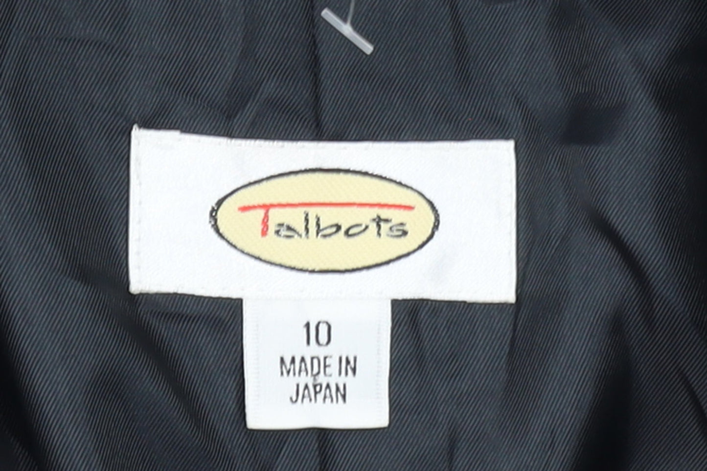 Talbots Women's Grey Wool Tweed Blazer Jacket Size 10 Single Breasted