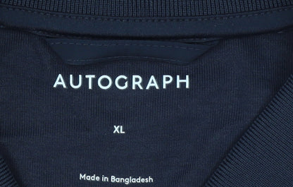 Marks and Spencer Men’s Blue Quilted Bodywarmer XL Zip Padded Gilet