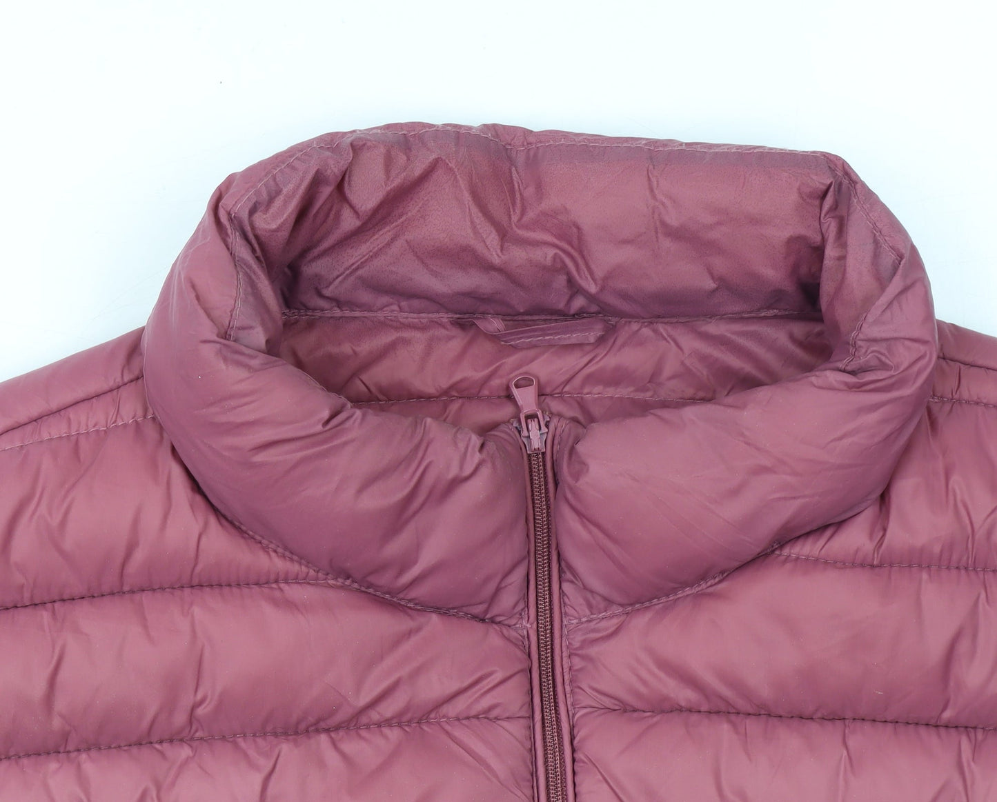 Dunnes Stores Womens Pink Puffer Waistcoat XL Lightweight Quilted Gilet